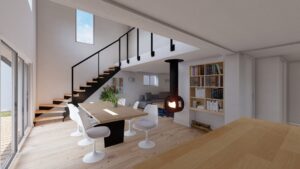 Pers 2 V11 14.11.22 aménagement intérieur avec poele et grande trémie créée